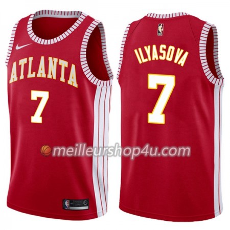 Maillot Basket Homme Atlanta Hawks Ersan Ilyasova 7 Nike Classic Edition Swingman